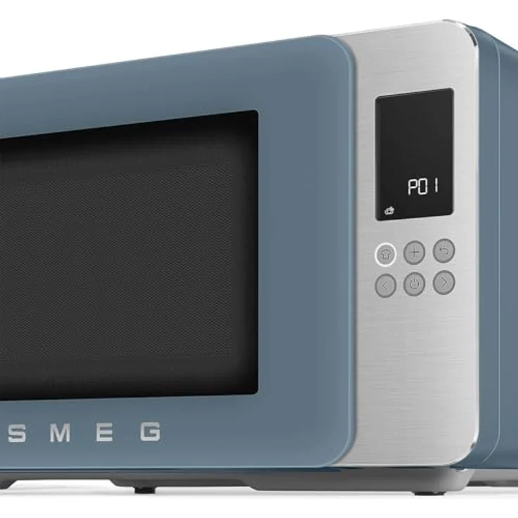 Smeg MOC01SBMEU, Kombi-Tisch-Mikrowelle mit Grillfunktion, Inverter-Technologie, storm bleu – Bild 4