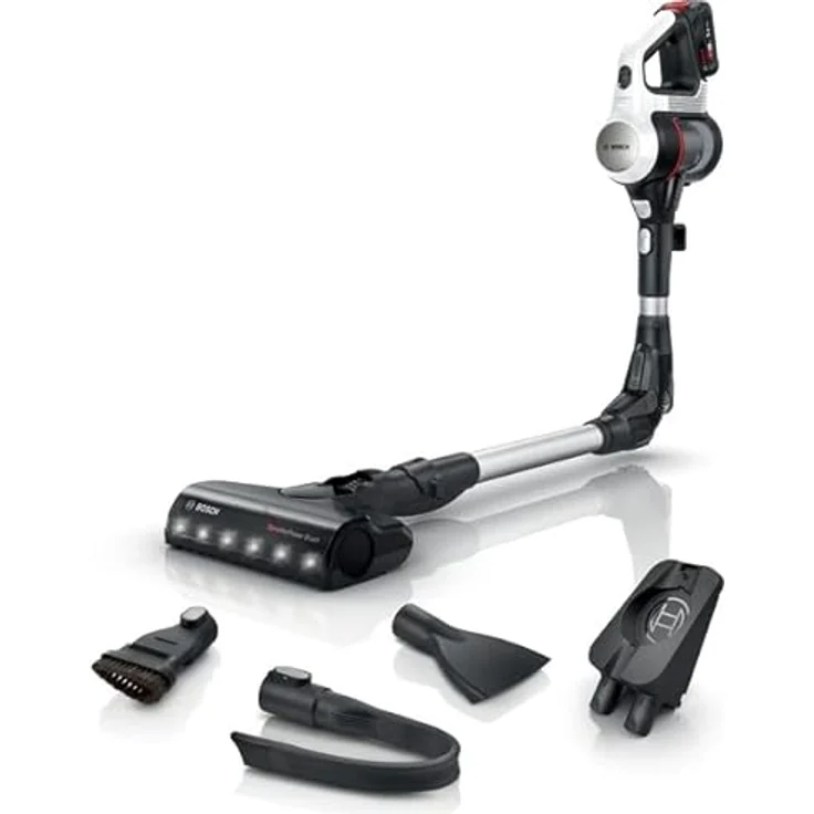 Bosch BBS711W Handstaubsauger Unlimited 7, 40 min Akkubetrieb, grau/schwarz – Bild 4