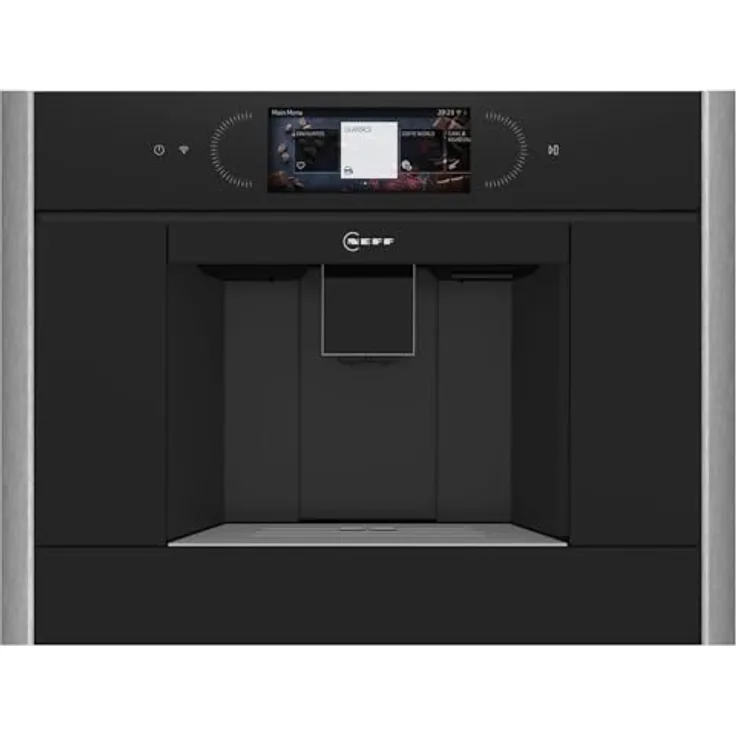 Neff N 90, Built-In Fully Automatic Coffee Machine, Stainless steel, CL4TT11N0, Kaffeevollautomat, Schwarz