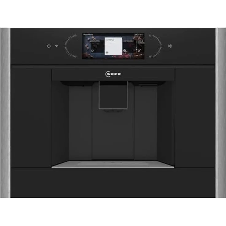 Neff N 90, Built-In Fully Automatic Coffee Machine, Stainless steel, CL4TT11N0, Kaffeevollautomat, Schwarz – Bild 1