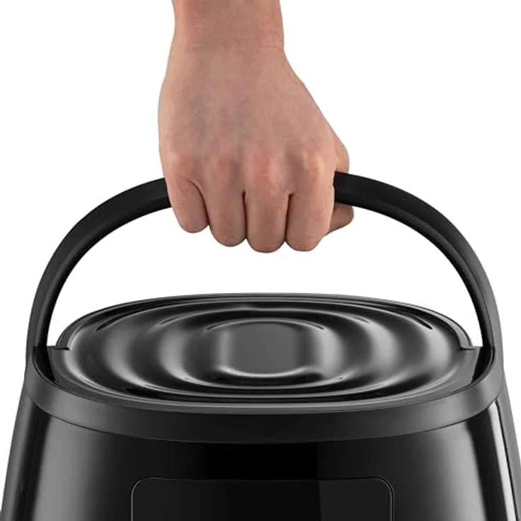 Russell Hobbs 26510-56 SatisFry Air Heißluftfritteuse, ohne Fett, 5 L, 1650 W, Touch-Display, Thermostat bis 200 °C, Kunststoff, schwarz, gold – Bild 5