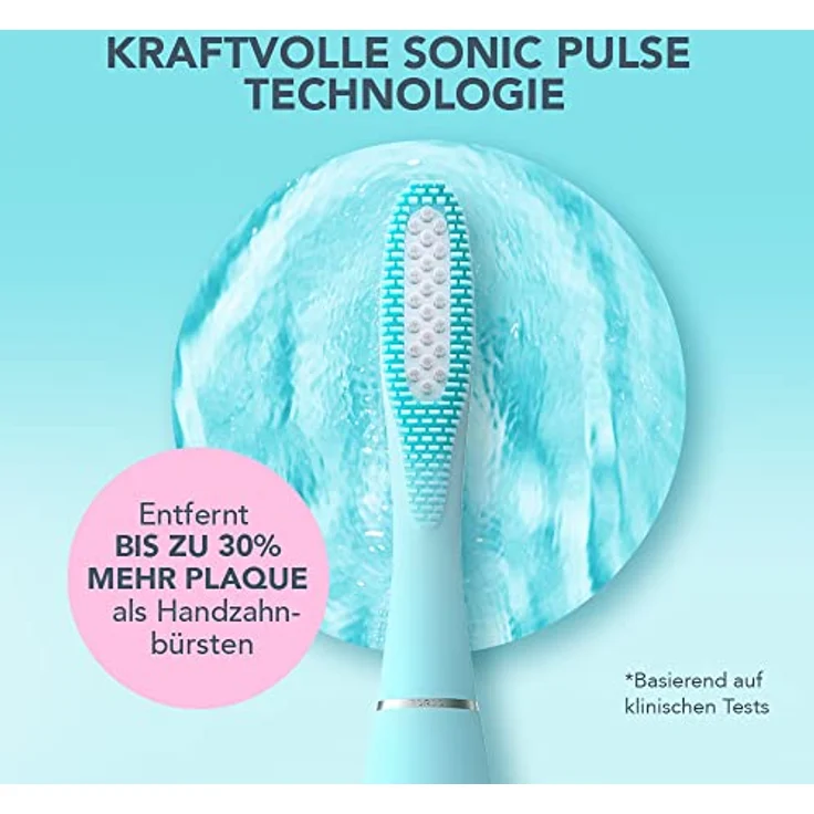 FOREO ISSA 3 Ultrahygienische elektrische 4-in-1-Silikon-Schallzahnbürste für Zähne & Zahnfleisch - Wangen & Zungenreiniger - 6 Monate Bürstenkopf - wasserdicht - 365 Tage/USB-Aufladung – Bild 2