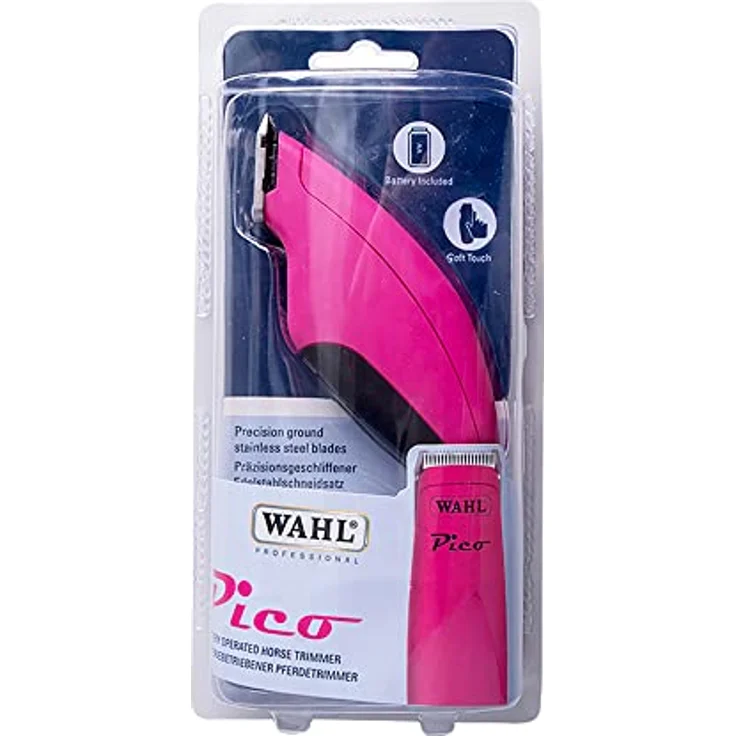Wahl Pocket Pro Deluxe, Akku-Haarschnitt-Trimmer mit Konturschneider-Set, pink – Bild 3
