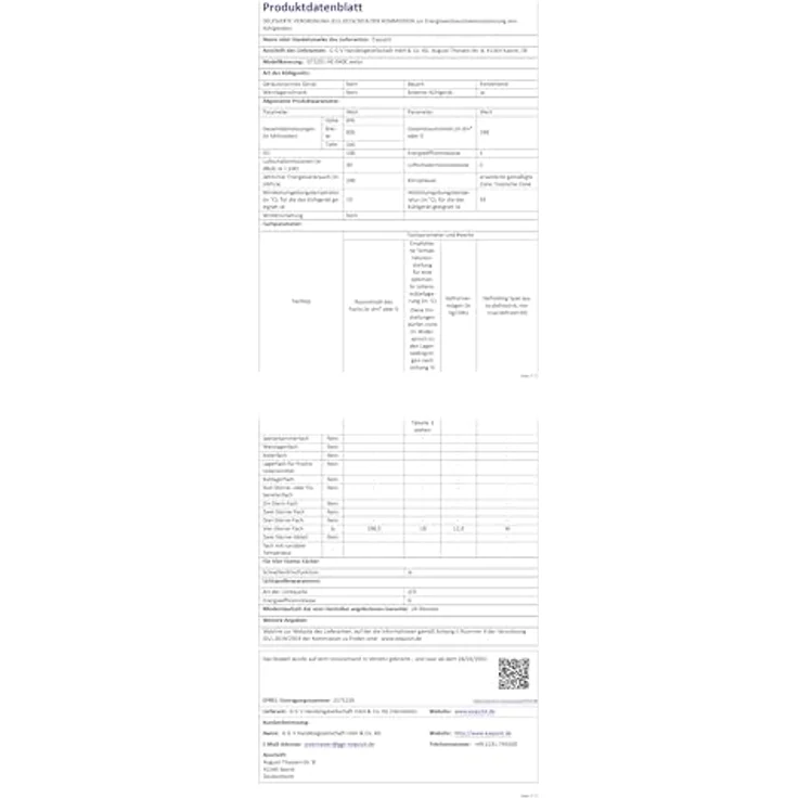 Exquisit GT5201-HE-040E Gefriertruhe, 198 l Nutzinhalt, 41 dB, Schnellgefrieren, LED-Beleuchtung, weiss – Bild 10