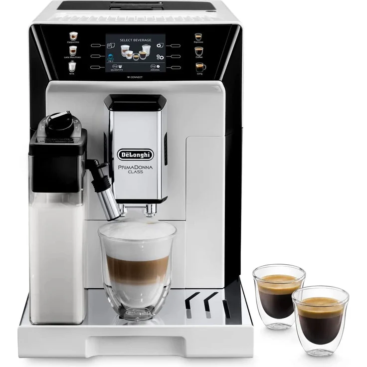 De'Longhi Kaffeevollautomat PrimaDonna Class ECAM 550.65.W mit Milchsystem weiß – Bild 1
