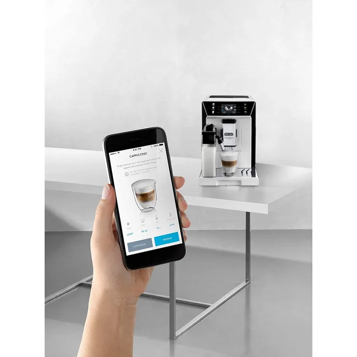 De'Longhi Kaffeevollautomat PrimaDonna Class ECAM 550.65.W mit Milchsystem weiß – Bild 7