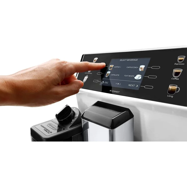 De'Longhi Kaffeevollautomat PrimaDonna Class ECAM 550.65.W mit Milchsystem weiß – Bild 5