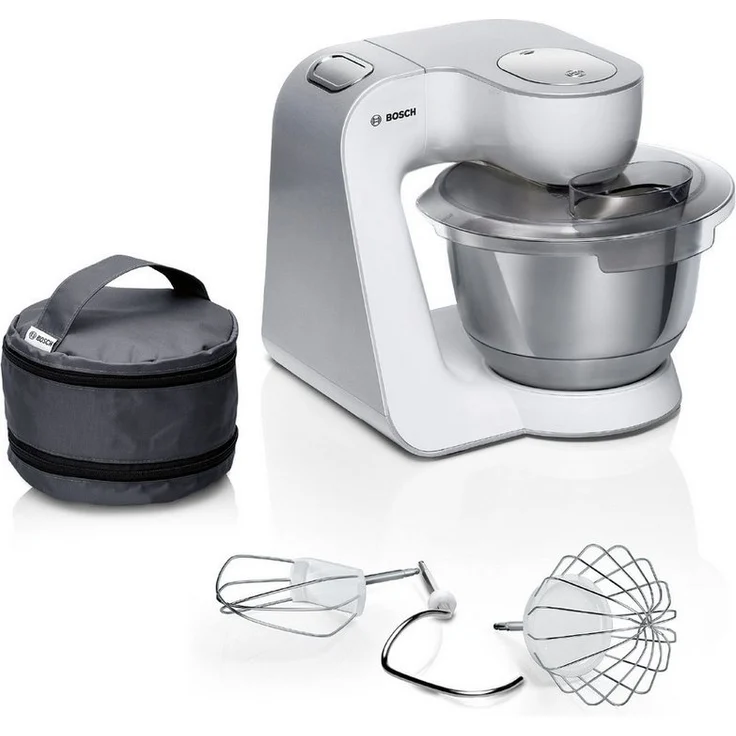 BOSCH Küchenmaschine MUM58200, 1000 W, 5,6 l Schüssel, Weiß, mit 7 Geschwindigkeitsstufen – Bild 1