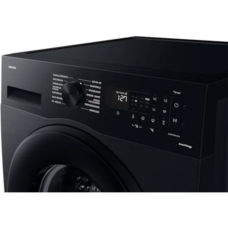 Samsung WW90CGC04AABEG Waschmaschine, 9 kg, 1.400 U/min, Mikroplastik-Programm, Ecobubble, WiFi SmartControl, Schwarz – Bild 3