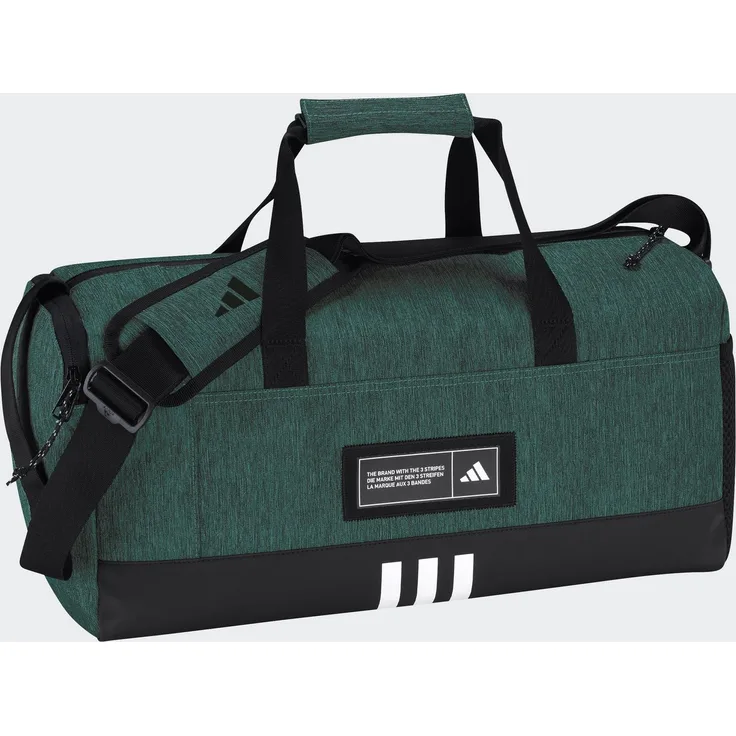 adidas Performance 4ATHLTS DUF S, kompakte Sporttasche aus recyceltem Polyester mit verstellbarem Schulterriemen und beschichtetem Boden