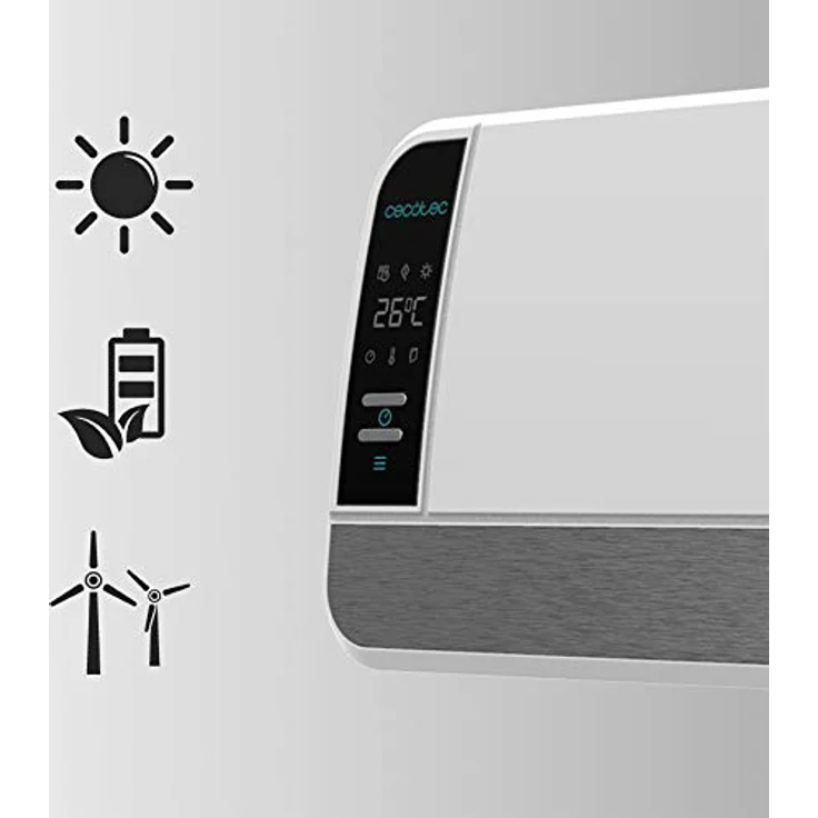 Cecotec Keramisches Wandheizgerät ReadyWarm 5250 Swing Box Ceramic. 2000 W, LED-Bildschirm, Timer und Fernbedienung,Überhitzungsschutz Overprotect System, Betriebsanzeiger, 20 m2 – Bild 4