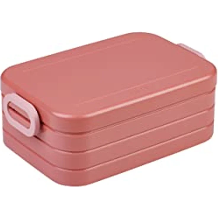 Mepal Lunchbox Brotdose Midi, Nordic Mauve, 900 ml, mit Fächern für 2 Sandwiches und Snacks, spülmaschinenfest – Bild 4