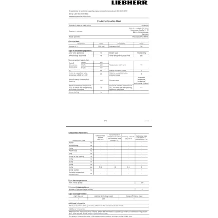 Liebherr FNdi 1624 001 20, 83 l, SN-T, 37 dB, No-Frost-System, D, Weiß, Gefrierschrank mit FrostProtect und Touch-Display – Bild 3
