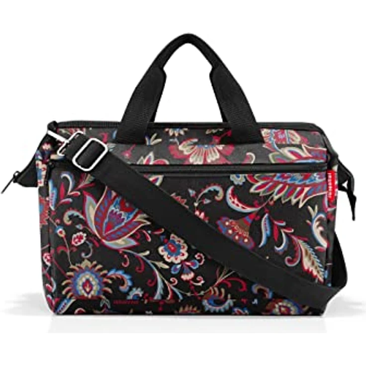 reisenthel Allrounder S Pocket Paisley Black  Doktortasche für Reise, Arbeit und Freizeit  Mit praktischer Trolley-Aufsteckfunktion – Bild 1