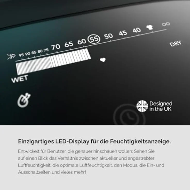 MEACO Meaco Arete Two 25L Luftentfeuchter - Luftreiniger, Steuerung per Meaco-App, 4,8 Liter Wasserbehälter – Bild 7
