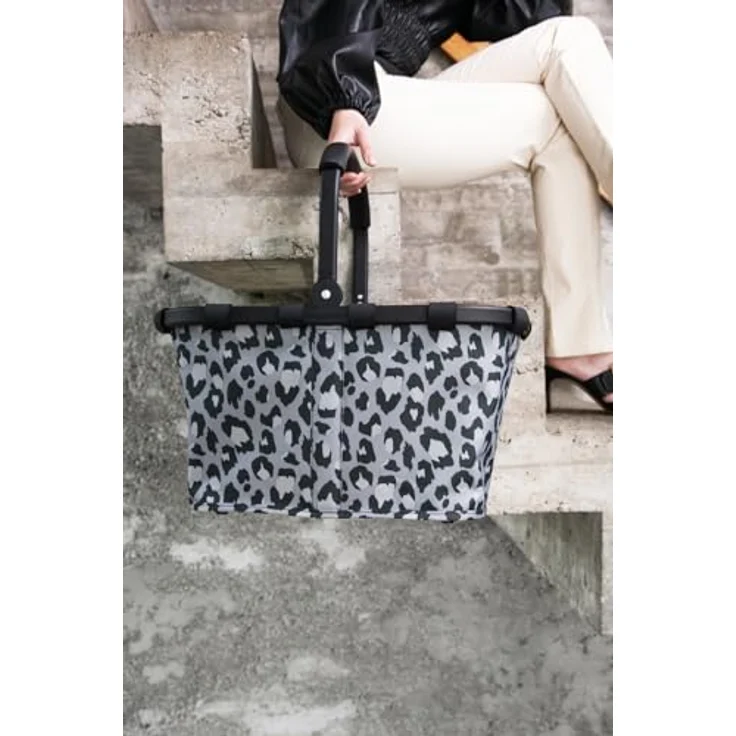 reisenthel Carrybag Einkaufstasche 48 cm, grau, aus 100% PET, ideal für den Einkauf – Bild 8