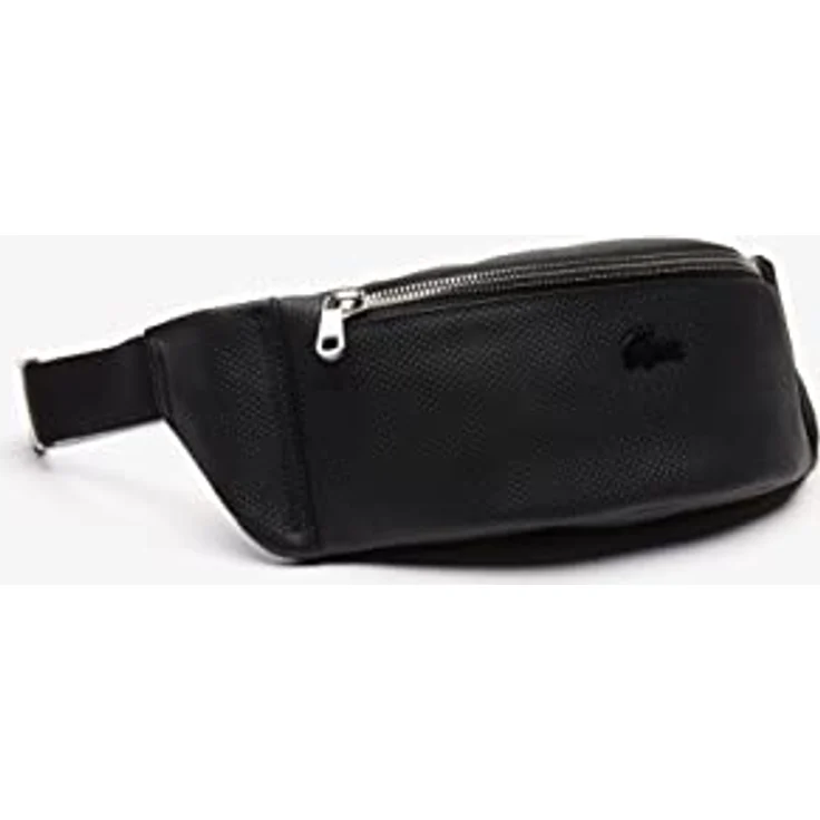 Lacoste Chantaco Gürteltasche aus Leder, 26 cm, schwarz – Bild 3