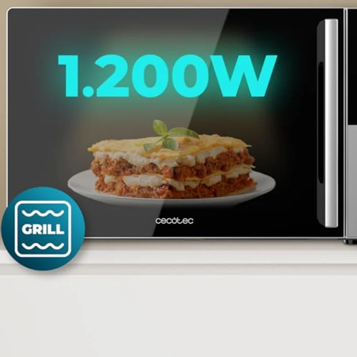 Cecotec Mikrowelle Convection 2500 Touch, 25 Liter, 900 W, mit Grillfunktion und Touch-Bedienung – Bild 6