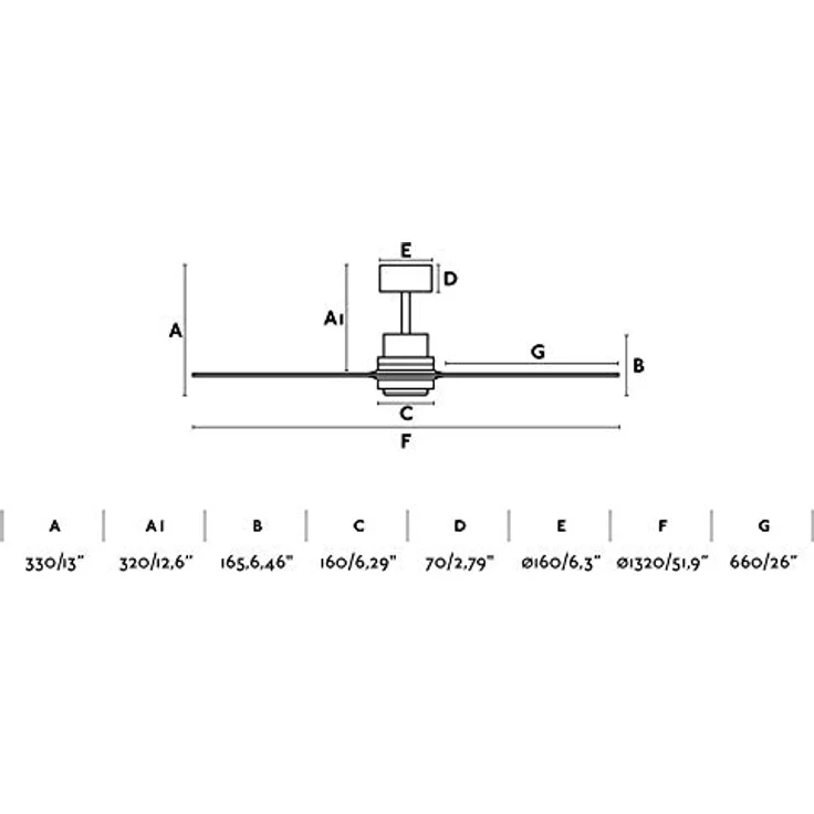 FARO BARCELONA LANTAU DC Deckenventilator ohne Licht, Nickel matt, Ø 132 cm, 6 Geschwindigkeiten, Fernbedienung, umkehrbar – Bild 3