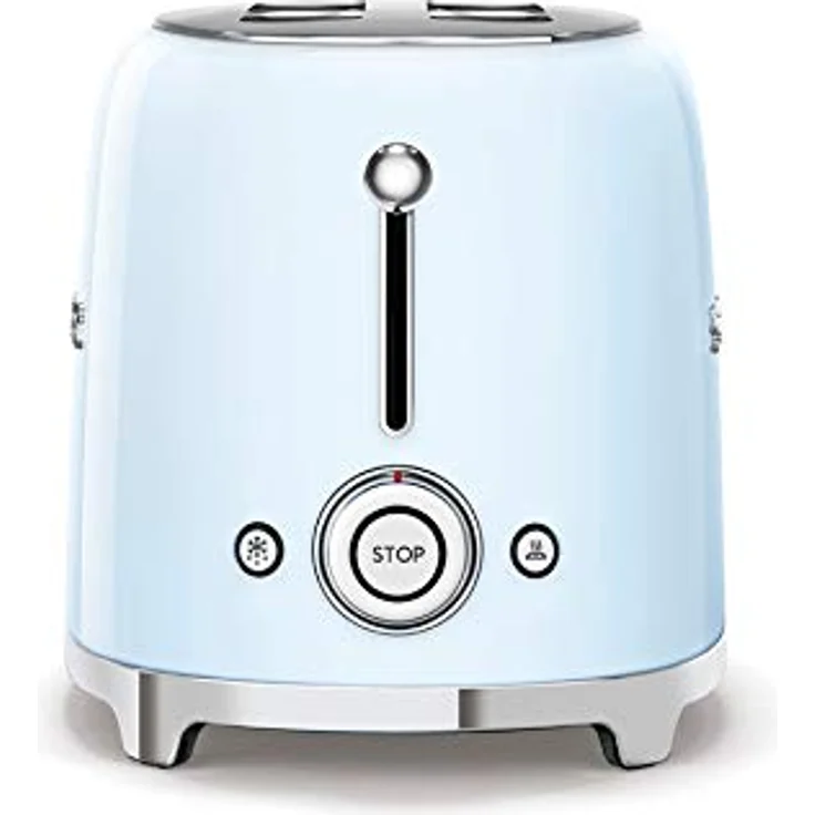 Smeg TSF02PBEU 4-Scheiben-Toaster, 1500W, 6 Bräunungsstufen, pastellblau – Bild 4