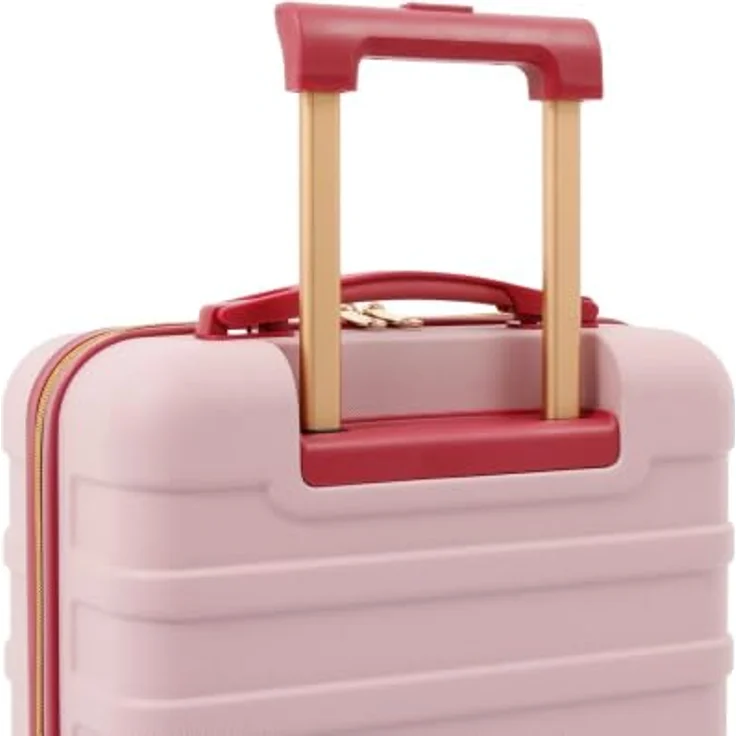 Cabin Max Anode 30L Handgepäck Koffer, leicht, Hartschale, 4 Rollen, 45x36x20 cm, Pink/Berry – Bild 4