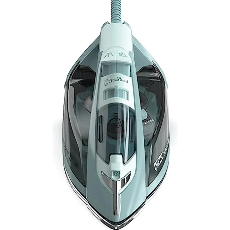 Imetec Perfect Comfort, Dampfbügeleisen, leicht, handlich, Kalkschutz, Dampfstoß 140 g, Edelstahlsohle, 2200 W, ergonomischer Griff, Energiespartechnik – Bild 5