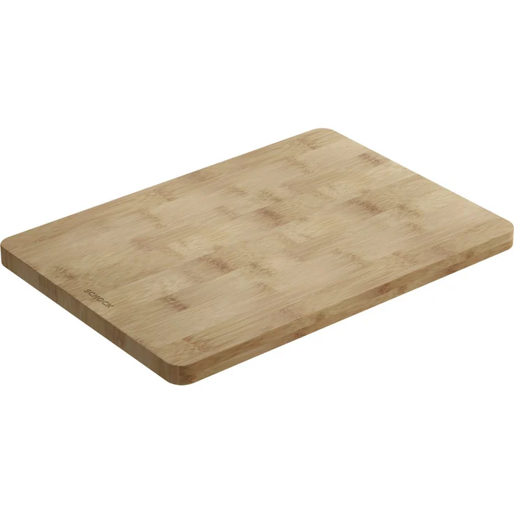 Schock Holzschneidbrett, Bambus, 36,7 x 26 cm, multifunktionaler Küchenhelfer