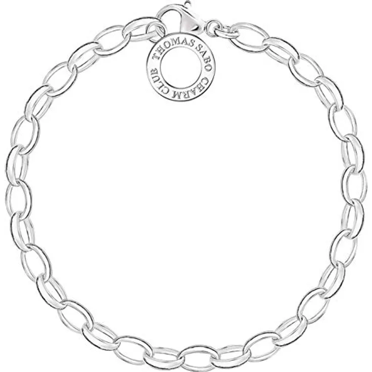 Thomas Sabo Damen Charm-Armband Classic Charm Club 925 Sterling Silber