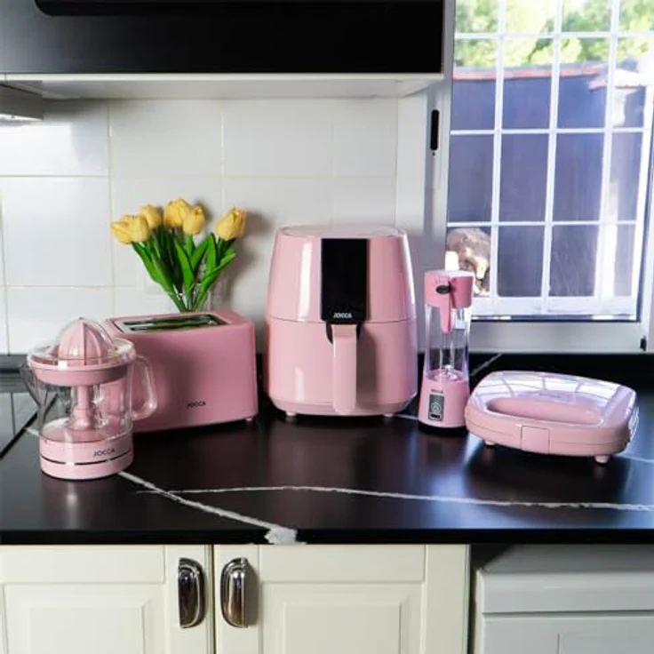 JOCCA Sweet Toaster Rosa, 700W mit 2 breiten Schlitzen, 7 Bräunungsstufen & Auftaufunktion – Bild 9