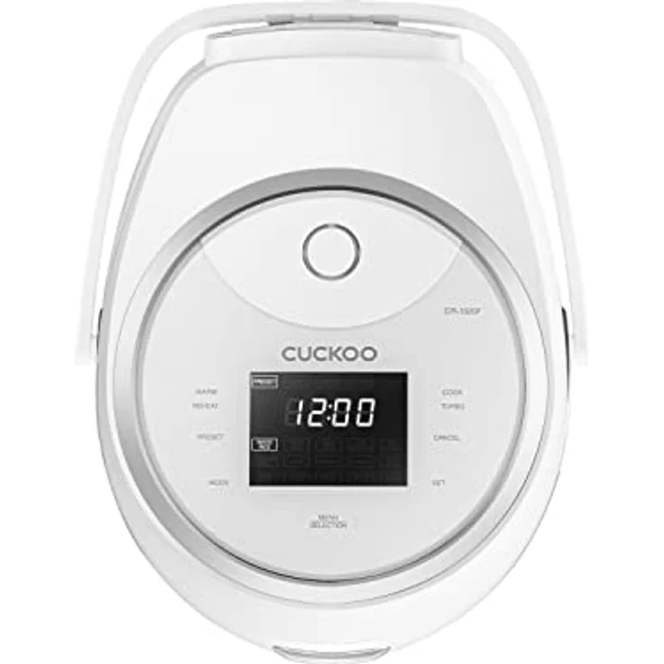 Cuckoo CR-1020F Reiskocher & Dampfgarer - 14 Programme, Turbo- & Warmhaltefunktion, Timer - Antihaft-Innentopf, Autoclean-Funktion - 1,8 l Kapazität (10 Portionen) - 890 W Leistung - Weiß – Bild 2