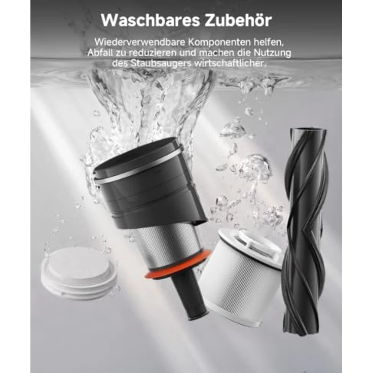Xiaomi Mijia 4 Pro, 2-in-1 Handstaubsauger mit 280 AW Saugleistung, flexibler Gelenkrohr und H14-HEPA-Filter – Bild 11