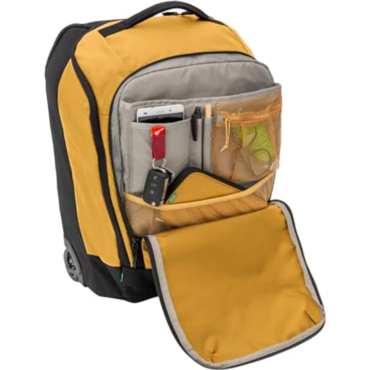 Vaude CityTravel Carry-On Koffer, gelb, kompakt und handgepäcktauglich – Bild 4