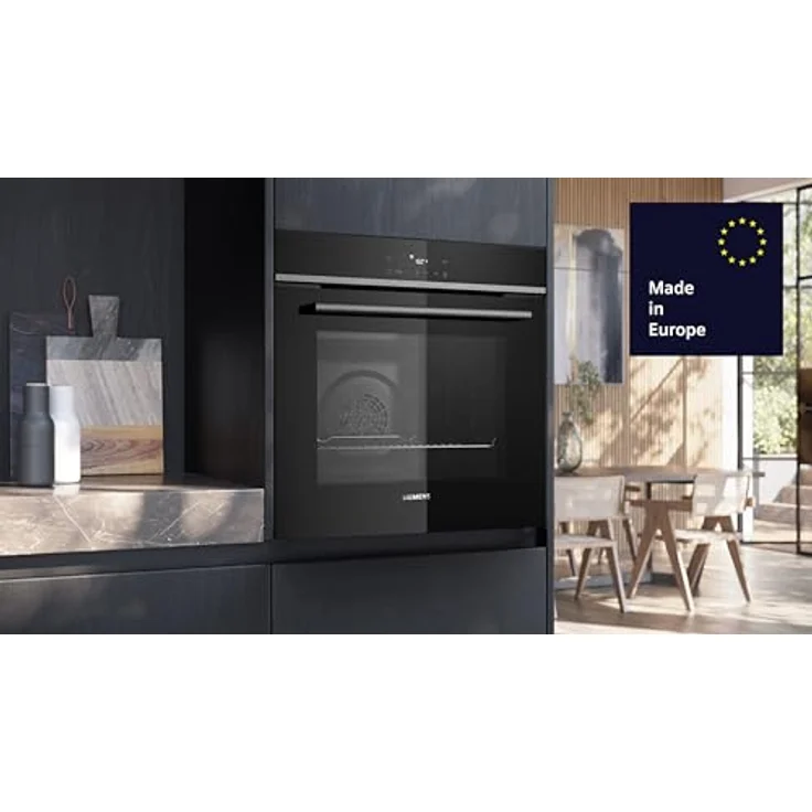 SIEMENS HB572ABS3, iQ300 Einbau-Backofen, Air Fry, activeClean Pyrolyse, 3D Heißluft, LED-Touchbedienung, Edelstahl – Bild 2