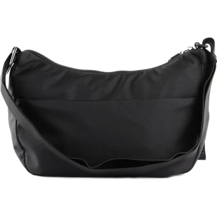Mandarina Duck Beuteltasche MD20 Hobo QMT30, sportliches Design aus robustem Polyester, Schwarz, Damen – Bild 3