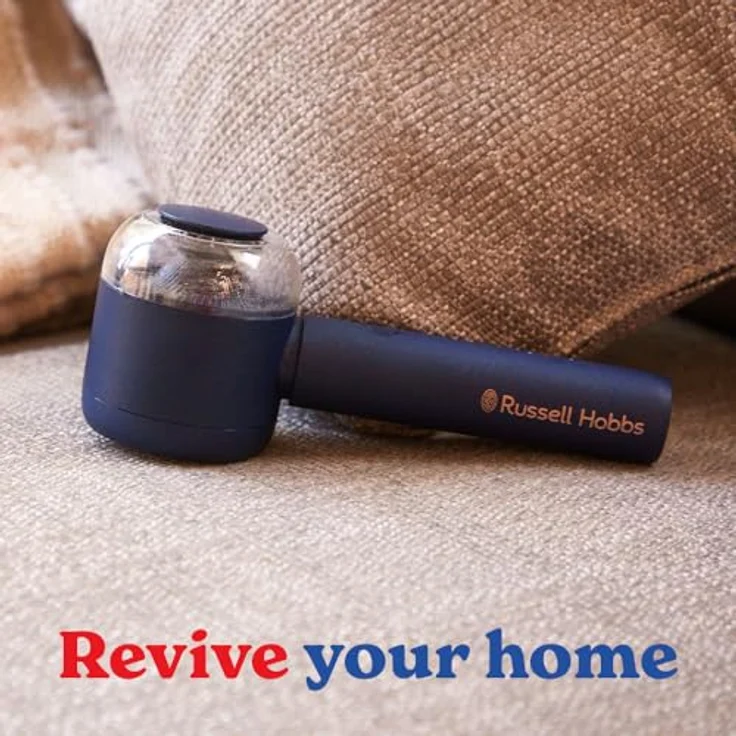 RUSSELL HOBBS Revive Fabric Shaver 27660-56, kabelloser Fusselrasierer mit 90 Minuten Betriebsdauer, inklusive USB-C-Ladekabel und Reinigungsbürste – Bild 8