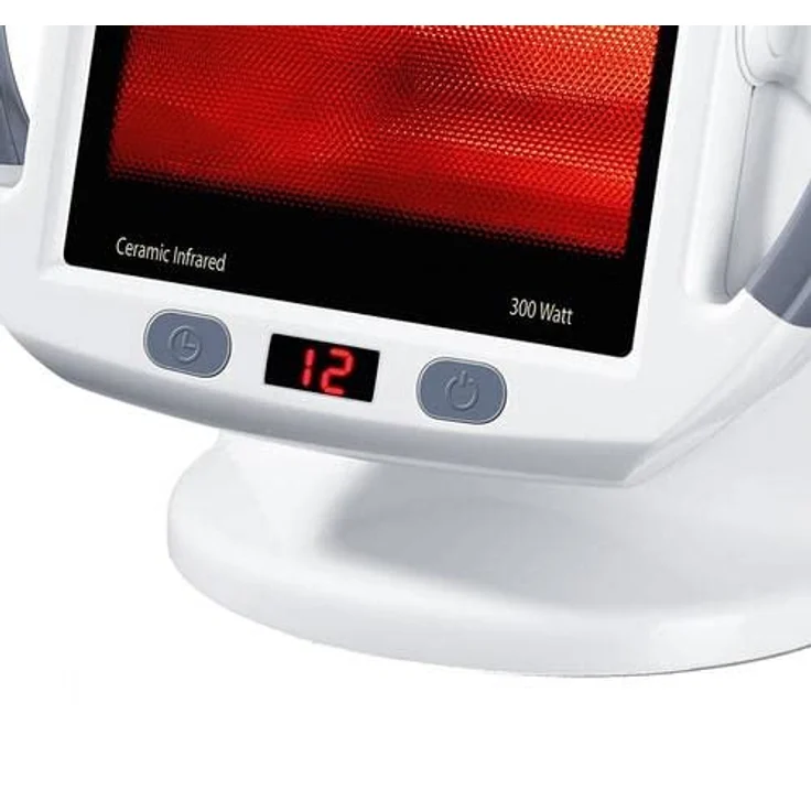 Beurer IL 50 Infrarot-Wärmestrahler, Medizinprodukt zur Behandlung von Erkältungen und Muskelverspannungen, Infrarotlampe mit 300 Watt Leistung 100% UV-Blocker und stufenlos verstellbarem Schirm – Bild 5