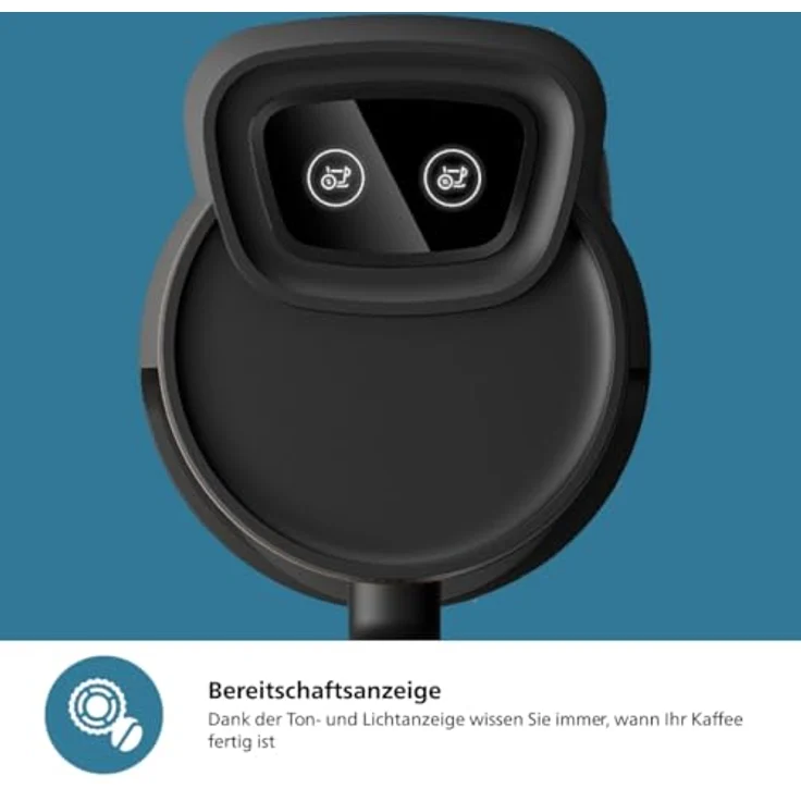 Philips Kaffeebereiter HD150/60 Türkischer Kaffeekocher 5000 Series, mit langsamer Brühfunktion u. Überhitzungs- und Überlaufschutz, Ton- und Leuchtanzeige, 4 Tassen, weiß – Bild 5