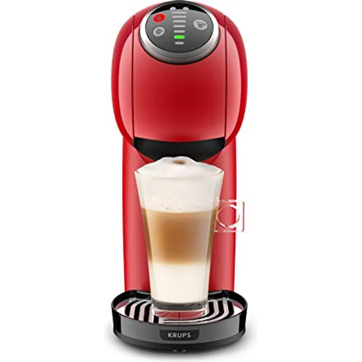 Krups KP3405 NESCAFÉ Dolce Gusto Genio S Plus Kapselmaschine (Espresso Boost, Temperaturauswahl, Heiß- & Kaltgetränke, 15 bar Pumpendruck, 0,8l Wassertank) Rot – Bild 4