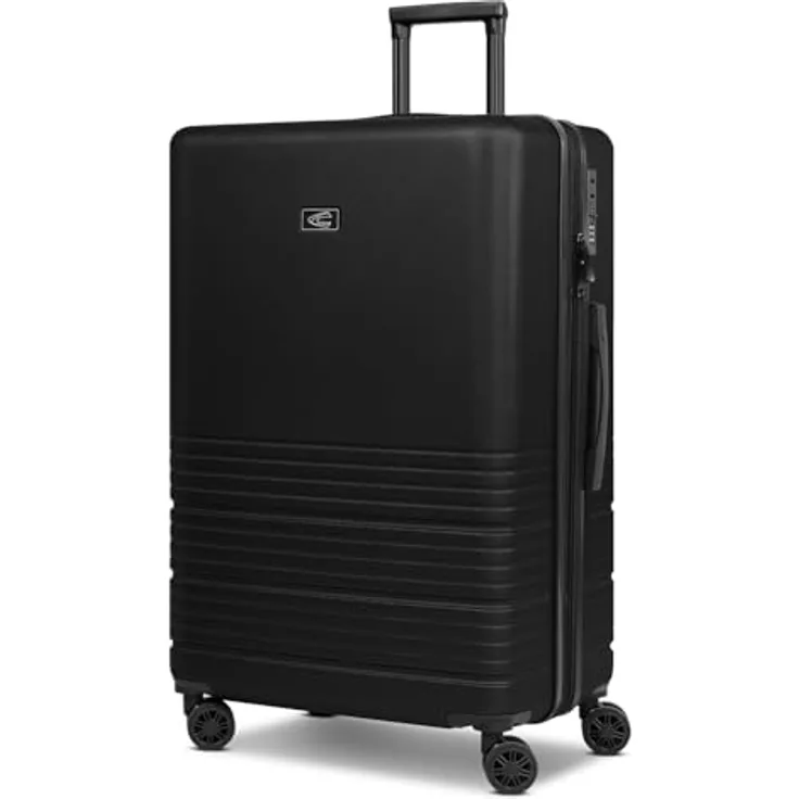 camel active XL Trolley Koffer Hanoi Serie, Hartgepäck aus Polycarbonat mit 99 Liter Volumen, 4 Doppelrollen & Zahlenschloss, 47 x 30 x 78 cm, für Damen und Herren