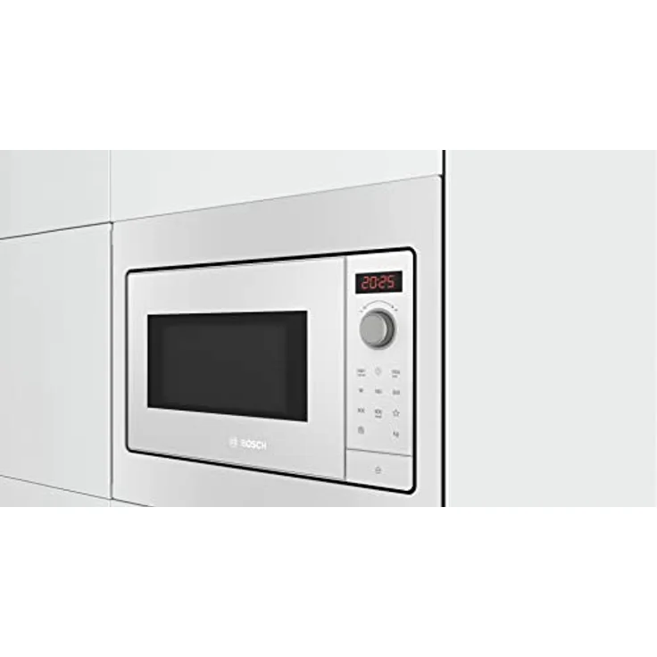 Bosch BFL523MW3 Mikrowelle, Einbaugerät, 800 Watt, 20 Liter Garraum, weiß – Bild 2