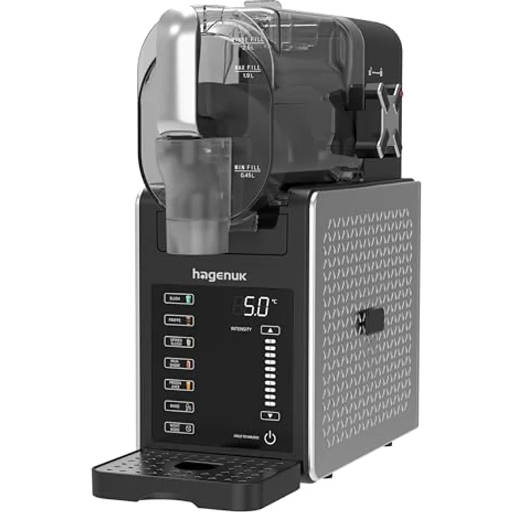 Hagenuk Slush Eismaschine SIM-200.1.9, 2,2L Softice Maschine mit Auto-Clean Funktion und Temperaturanzeige, 200W Leistung – Bild 2