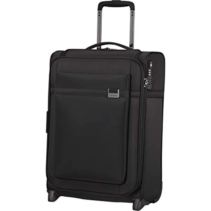 Samsonite Airea - Upright S Toppocket Erweiterbar Handgepäck, 55 cm, 41/46 L, Schwarz (Black) – Bild 1