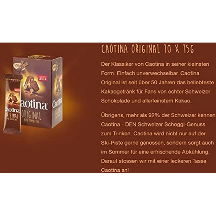 Caotina Original Pure Sensation 10x15g – Bild 3