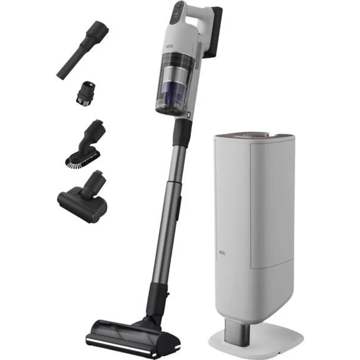 AEG AP91HB21ES, Handstaubsauger mit 600 ml Behälter, 80 min Laufzeit, Li-ion, 21.6 V, LCD-Display und HEPA-Filter