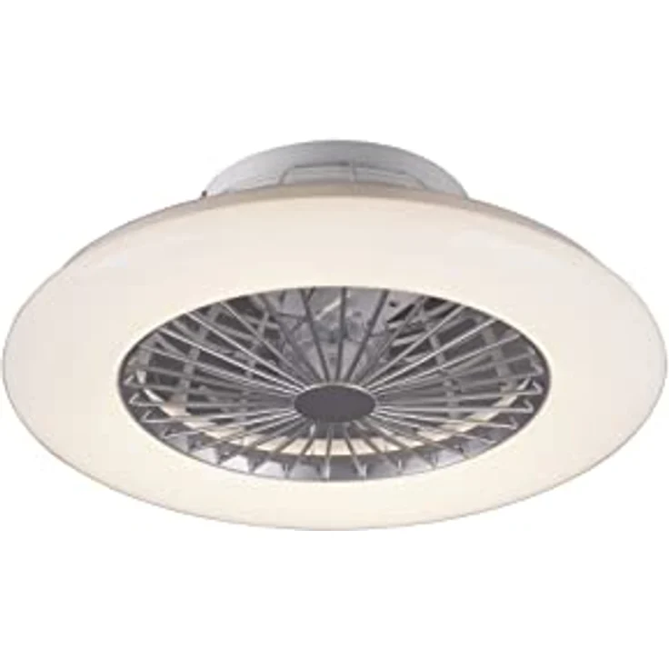 Reality Leuchten LED Deckenventilator, Sterneneffekt, Fernbedienung, STRALSUND – Bild 2