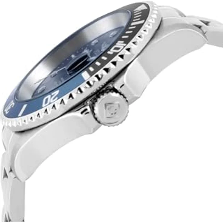 Invicta Pro Diver Edelstahl Chronograph Herrenuhr mit japanischem Quarzwerk, 40mm, rundes Ziffernblatt, Datumsanzeige – Bild 3