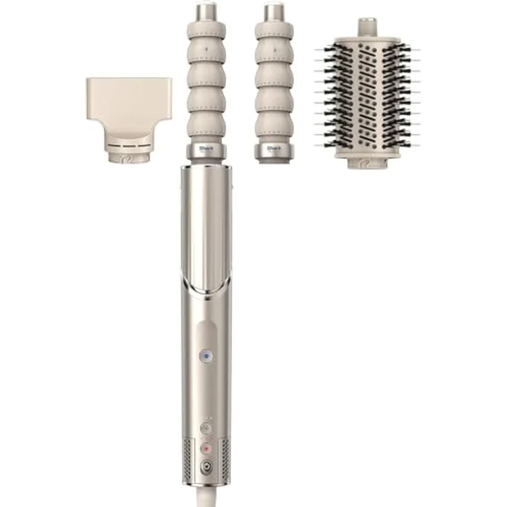 Shark FlexStyle HD426SLEU, 3-in-1 Lockenstab und Haartrockner mit fortschrittlicher Technologie, silber – Bild 1