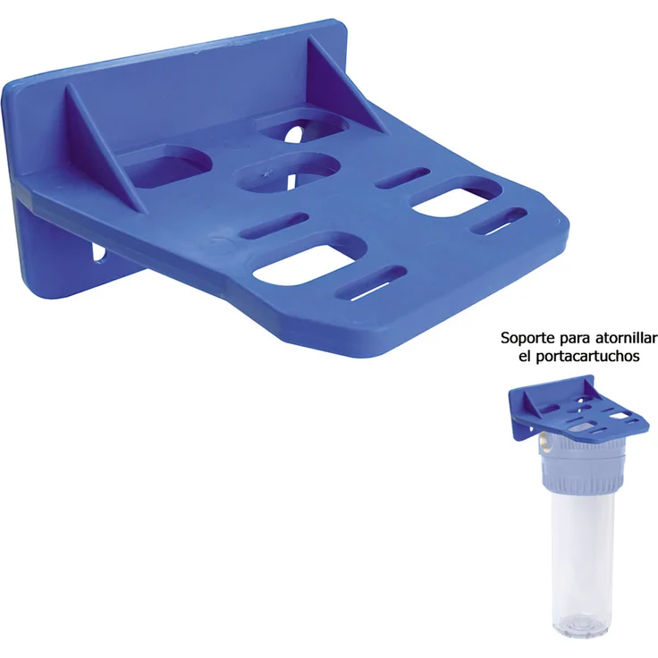 A Forged Tool Wasserfilter Halterung für 10-Zoll-Kartuschen, blau, einfach zu montieren