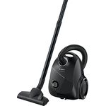Bosch BGLS2BA1 Series 2 Staubsauger mit Beutel, 3.5 L, 600 W, 80 dB, 8 Meter Kabel, Schwarz, Bodenstaubsauger von Bosch mit motor technology - Power made in Germany