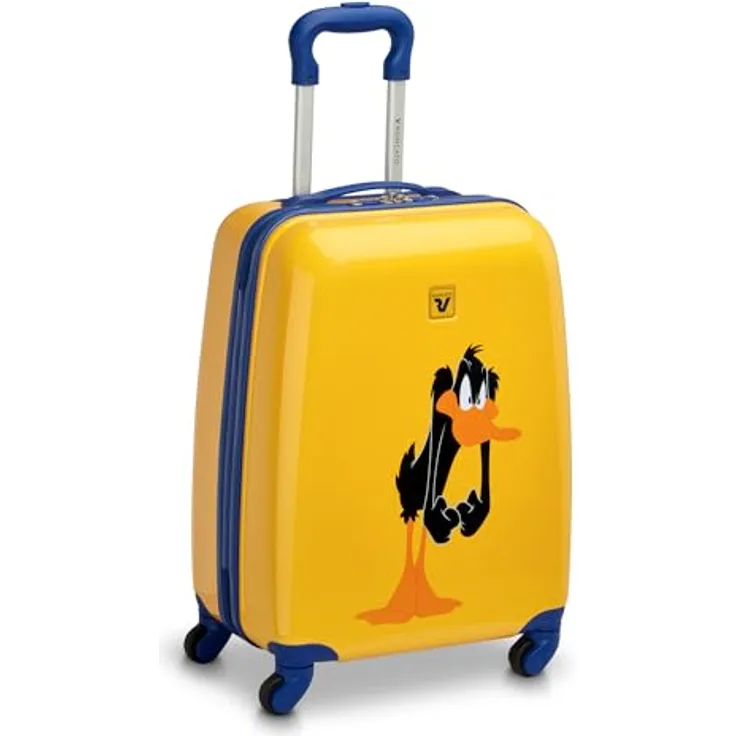 RONCATO Looney Tunes Kabinen-Trolley 50x36x22 cm - Daffy Duck, 36 L, 2.2 kg, mit 4 Drehrollen und interner Organisation